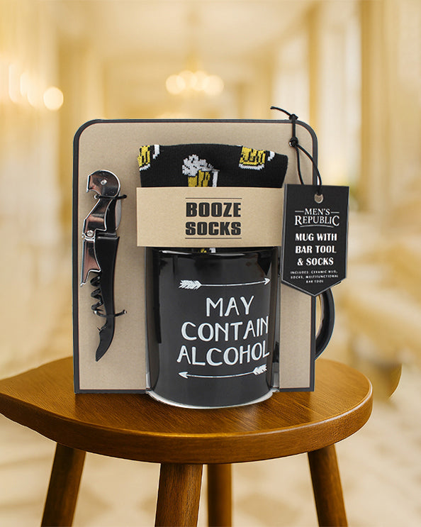 Men's Republic Mug Set - May Contain Alcohol