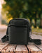 Men's Republic Deluxe Cross Body Bag - Black