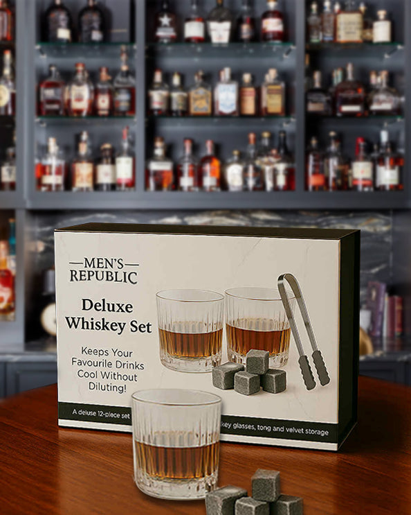 Men's Republic Deluxe Whiskey Set - 12 Pieces