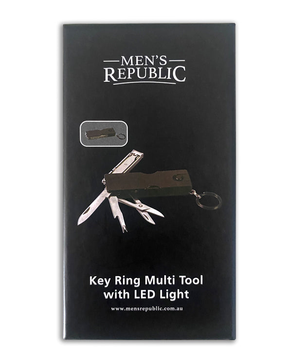 Men's Republic Key Ring Multi Tool - Black
