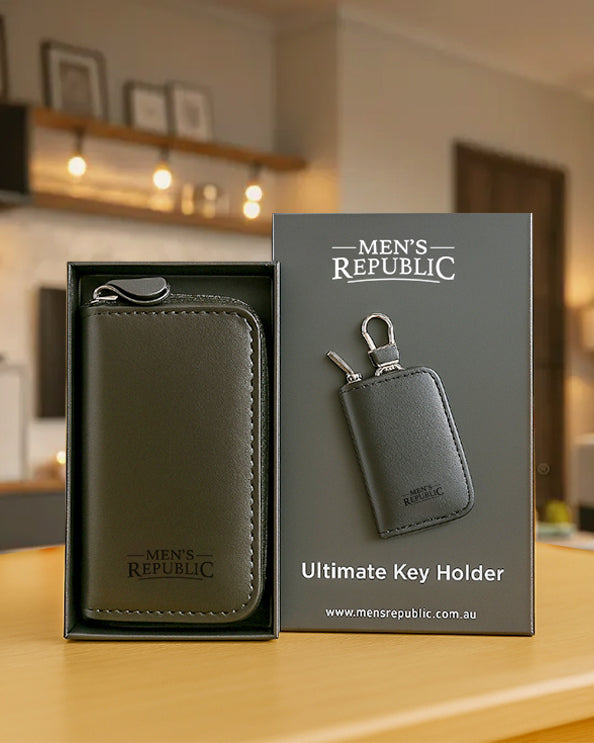 Men's Republic Key Ring Holder - Black
