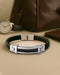 Men's Republic Leather Bracelet with Stainless Steel - 71