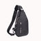 Men's Republic Nylon Black Backpack - Single Strap Sling