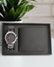 Men's Republic Watch set with Leather Wallet - Black