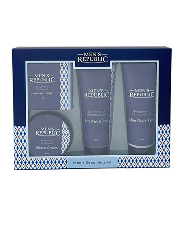 Men's Republic Grooming Kit - 4pc Shave and Cleanse