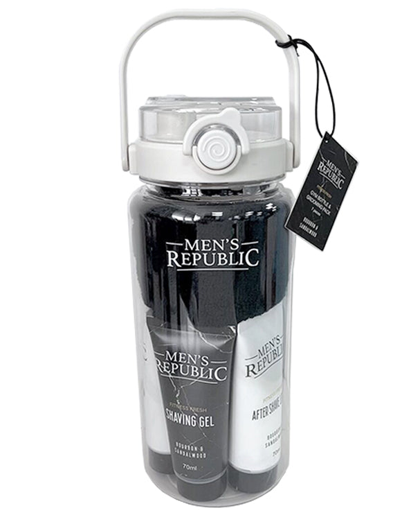 Men's Republic Grooming Kit in Water bottle - Fitness Fresh