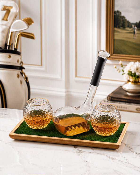 Men's Republic Golf Decanter Set - 2 Glasses