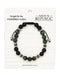 Men's Republic Fashion Bracelets - Set of 10 Mixed Stainless Steel and Semi-Precious Stones - In Shelf Tray