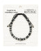 Men's Republic Fashion Bracelets - Set of 10 Mixed Stainless Steel and Semi-Precious Stones - In Shelf Tray