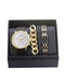 Men's Republic Watch set with 3 Bracelets - Gold and Black