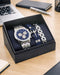 Men's Republic Watch set with 2 Bracelets - Silver and Blue