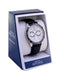 Men's Republic Watch - Signature Series  - Gun Metal /Silver with Black Leather Strap