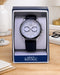 Men's Republic Watch - Signature Series  - Gun Metal /Silver with Black Leather Strap
