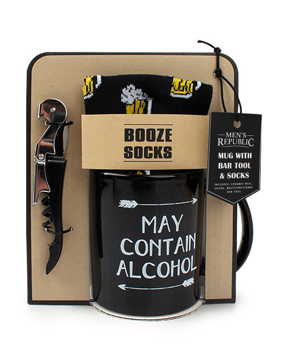 Men's Republic Mug Set - May Contain Alcohol