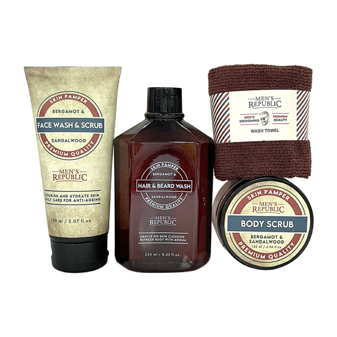 Men`s Republic 5pc Grooming Kit Including Tool Case